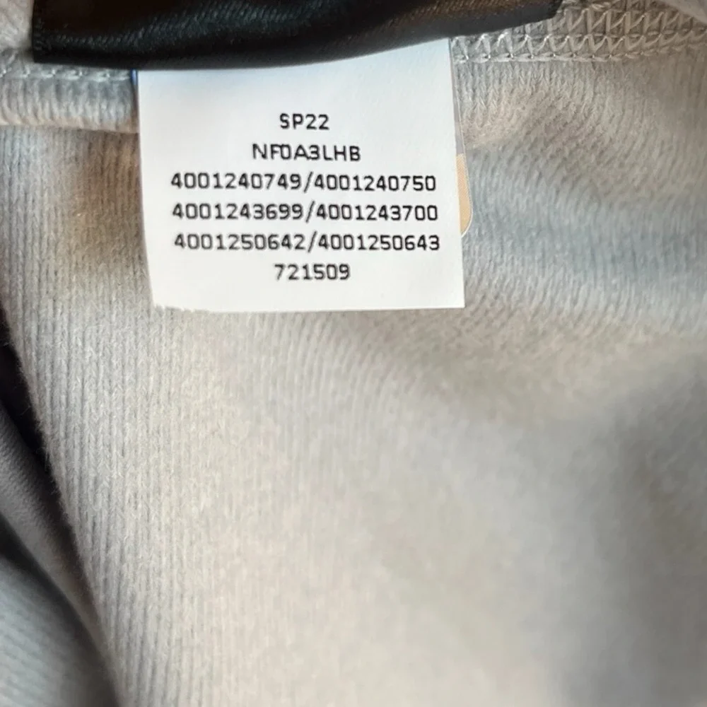 Mens The North Face Tech 1/4 Zip Large Gray Grey Golf Pullover Quarter Logo